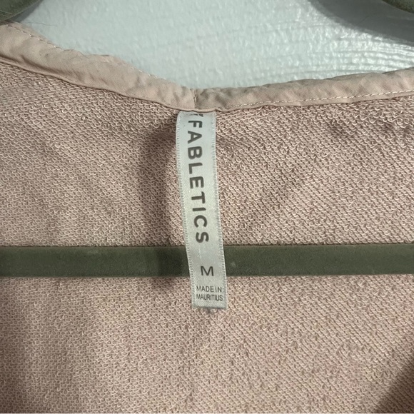 Fabletics Women's V-Neck Drawstring Rosanna Pullover Hoodie Pink Size Medium - Picture 3 of 5